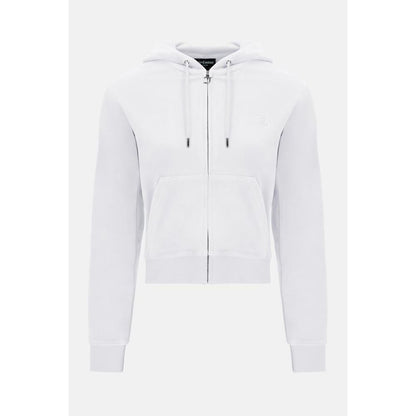 White Polyester Sweatshirt