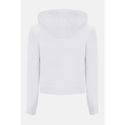 White Polyester Sweatshirt