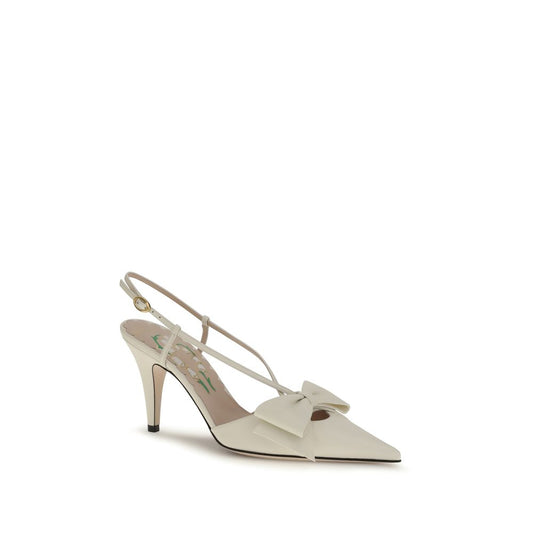 Beige Goatskin Pumps