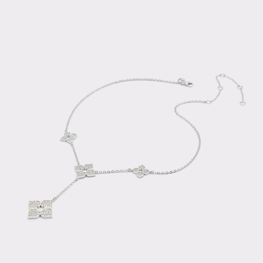 Silver Elastane Necklace