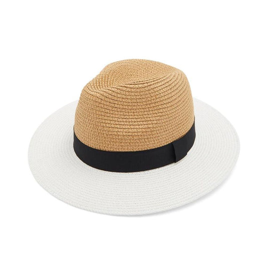 Beige Cotton Fedora