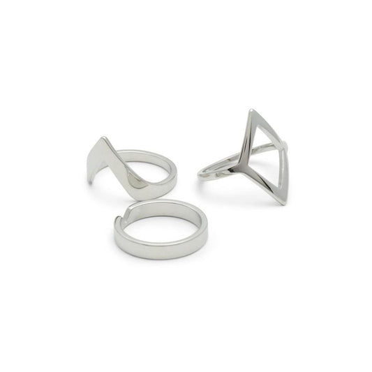 Silver Elastane Ring