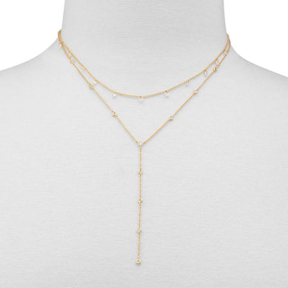 Gold Elastane Necklace