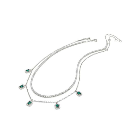 Green Elastane Necklace