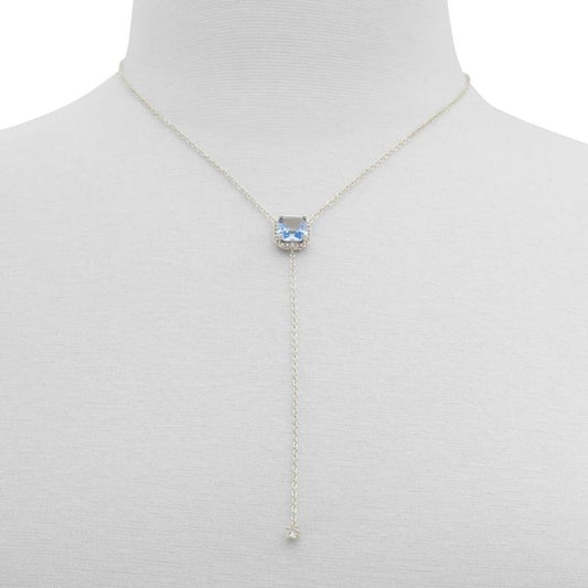 Blue Elastane Necklace