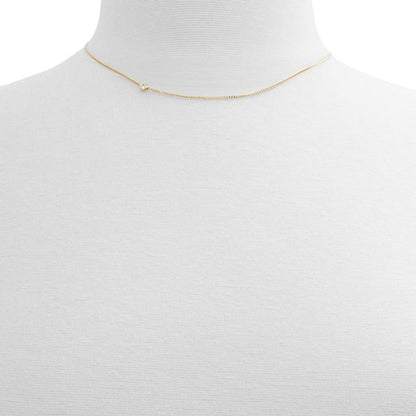 Gold Elastane Necklace