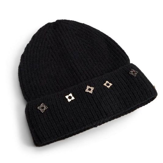 Black Polyester Beanie