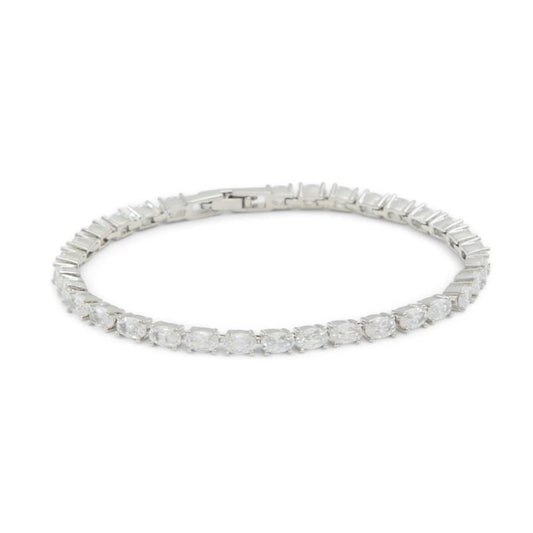 Silver Elastane Bracelet