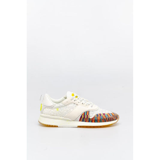 Bicolor Textile Low Top Sneakers
