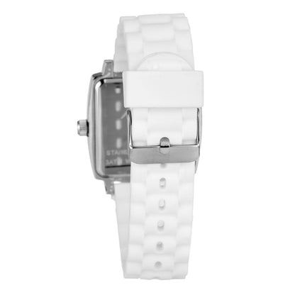White Rubber Bracelet Watch