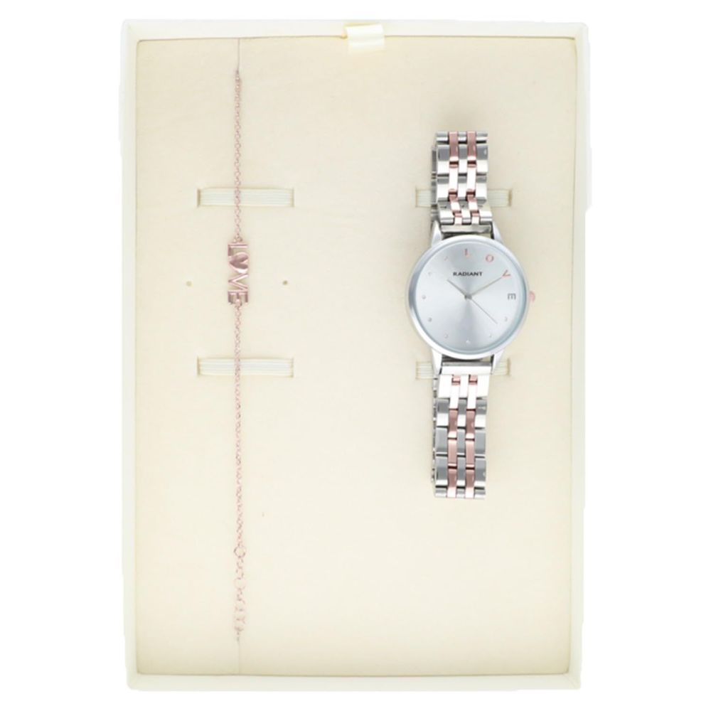 Gray Stainless Steel Bracelet Watch