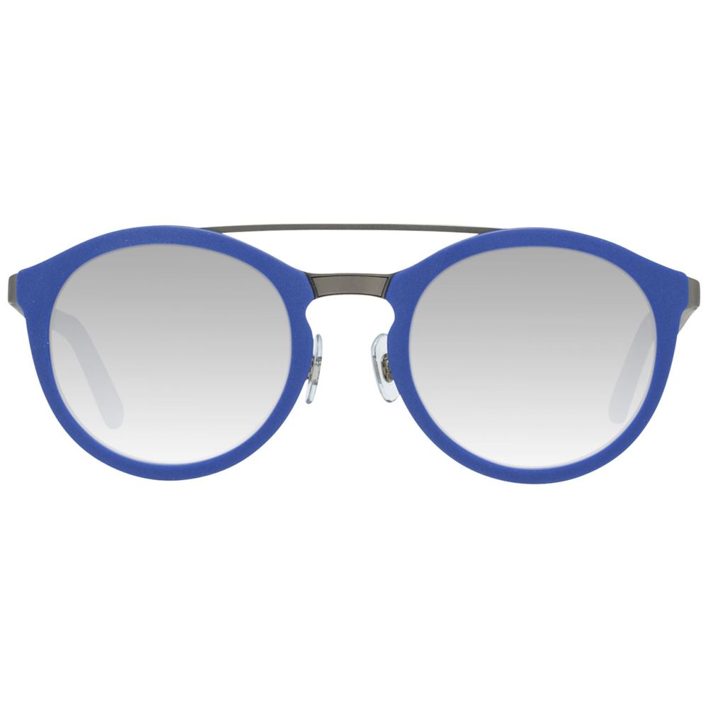Blue Metal Sunglasses