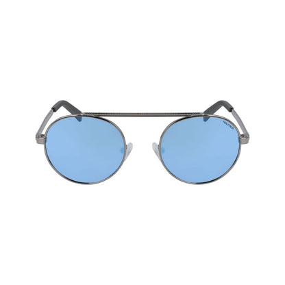 Gray Metal Sunglasses