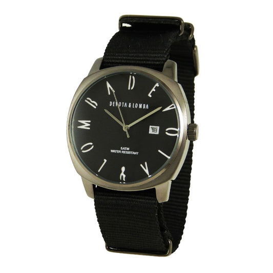 Black Nylon Dress Watch