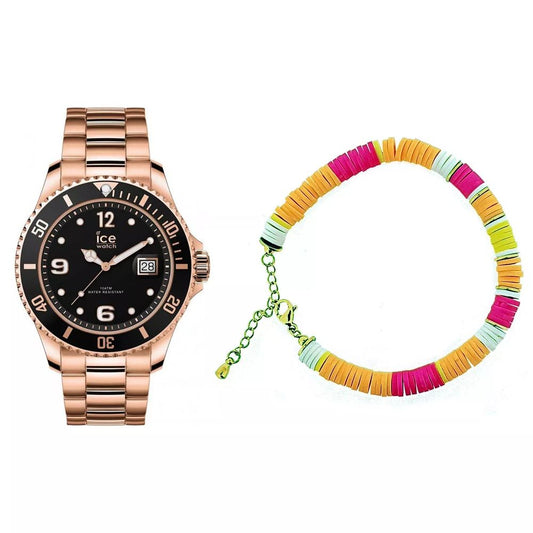 Multicolor Stainless Steel Bracelet Watch