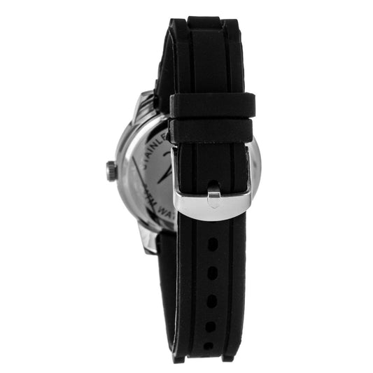 Black Rubber Bracelet Watch