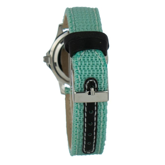 Bicolor Leather Dress Watch