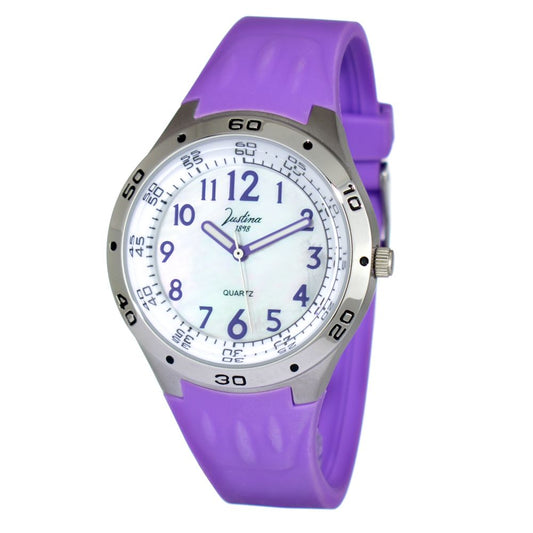 Purple Rubber Bracelet Watch