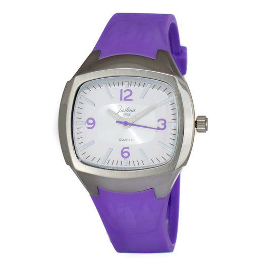 Purple Rubber Dress Watch