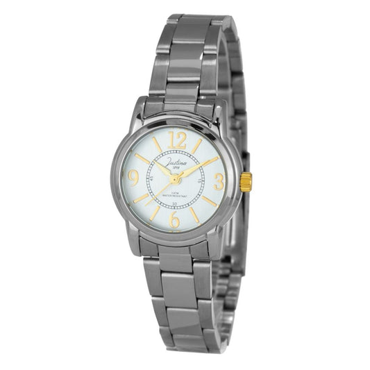 Silver Stainless Steel Dress Watch