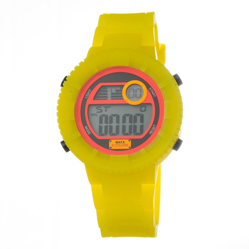Bicolor Synthetic Digital Watch