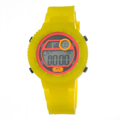 Bicolor Synthetic Digital Watch