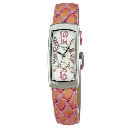 Bicolor Leather Dress Watch