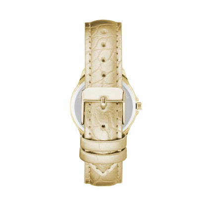 Gold Plastic Dress Watch
