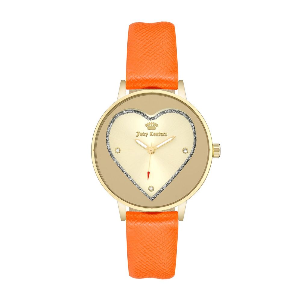 Orange Plastic Dress Watch