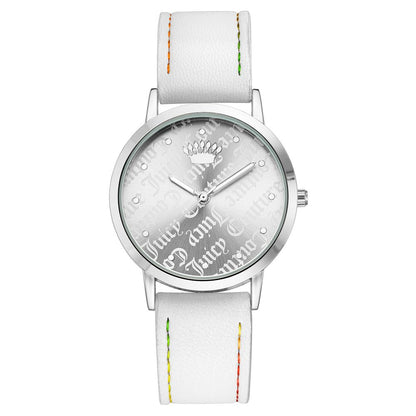 White Plastic Dress Watch