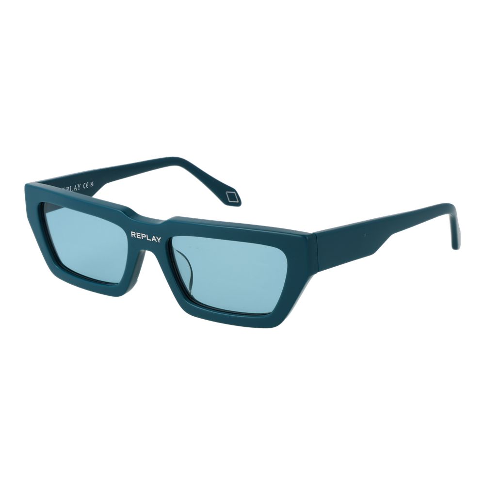 Turquoise Plastic Sunglasses