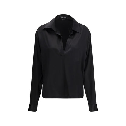 Black Silk Dress Shirt
