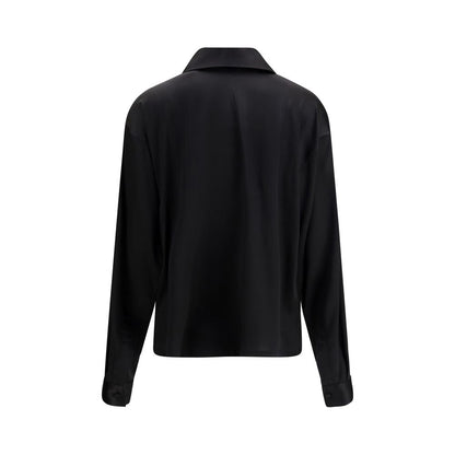 Black Silk Dress Shirt