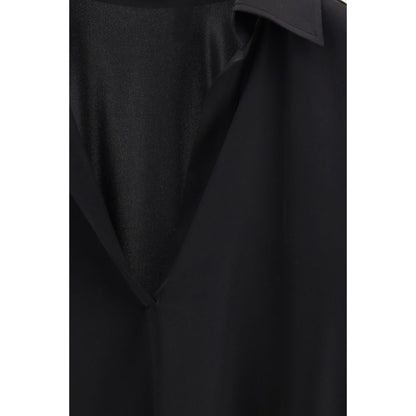 Black Silk Dress Shirt