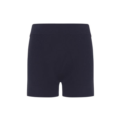 Blue Cotton Bermuda Shorts