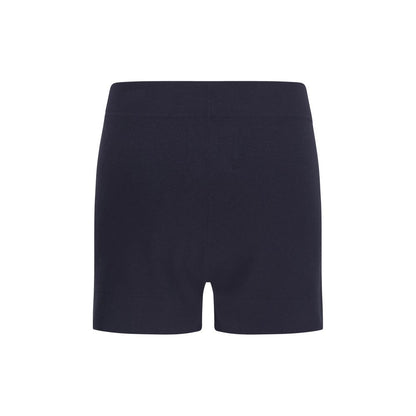 Blue Cotton Bermuda Shorts