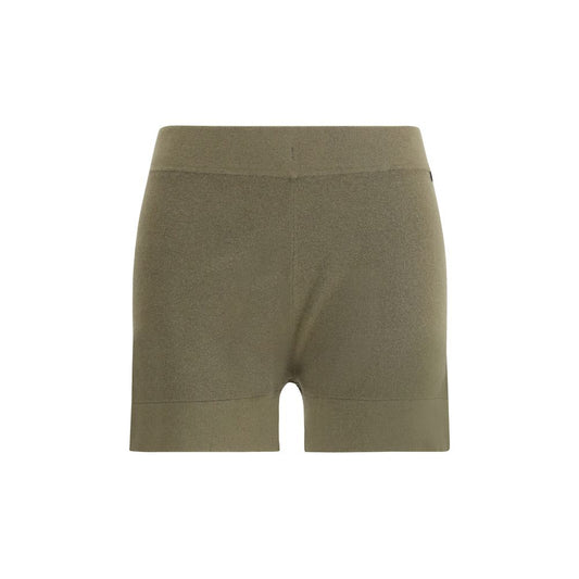 Bicolor Cotton Bermuda Shorts