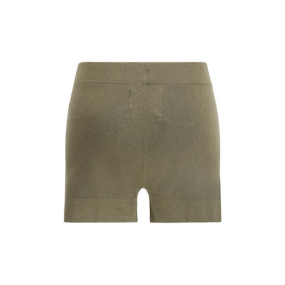 Bicolor Cotton Bermuda Shorts