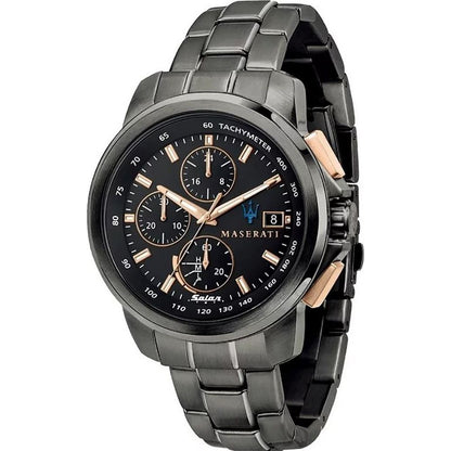 Black Stainless Steel Sport Watch