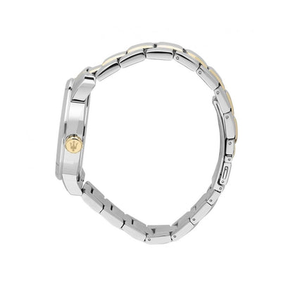 Gray Stainless Steel Dress Watch