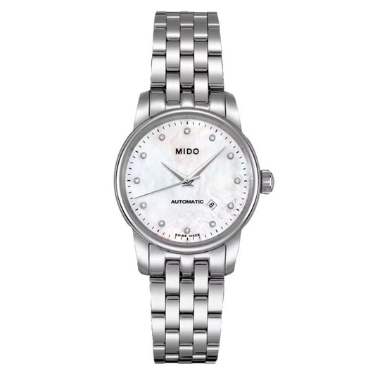 Gray Stainless Steel Dress Watch
