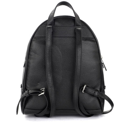 Black Leather Backpack