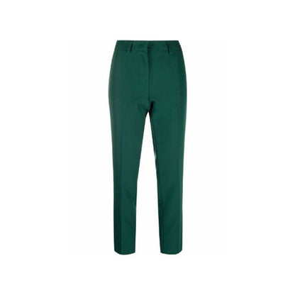 Bicolor Elastane Casual Pants