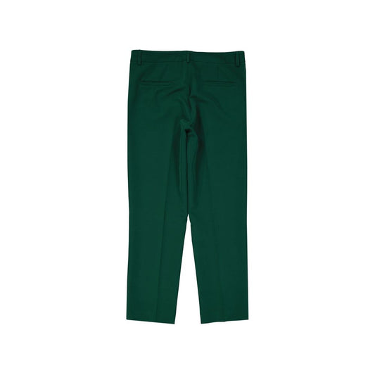 Bicolor Elastane Casual Pants