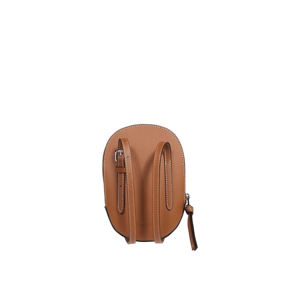 Brown Canvas Crossbody Bag