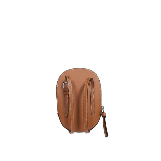 Brown Canvas Crossbody Bag