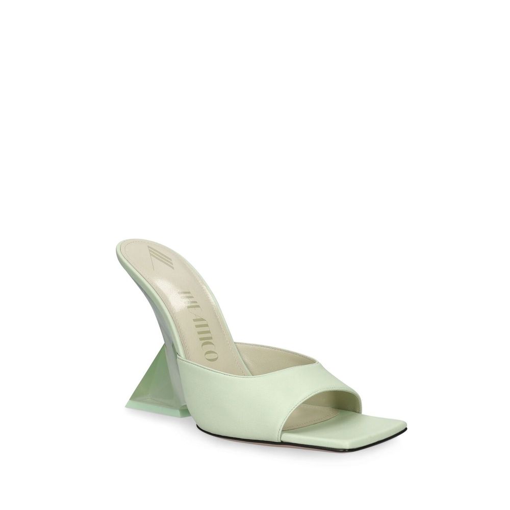Bicolor Calfskin Mules