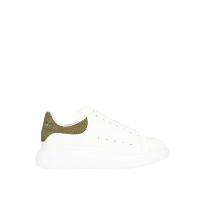 White Calfskin Low Top Sneakers