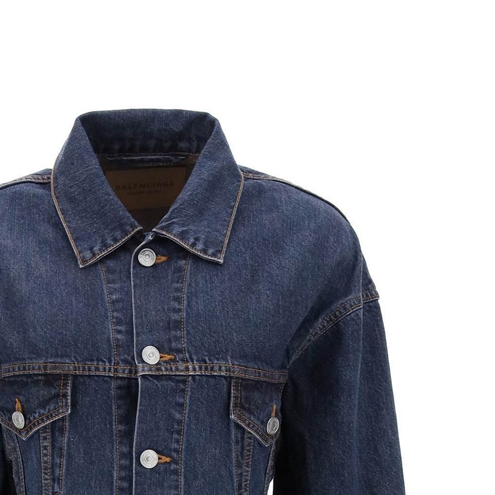 Blue Cotton Denim Jacket