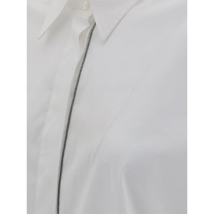 White Cotton Dress Shirt